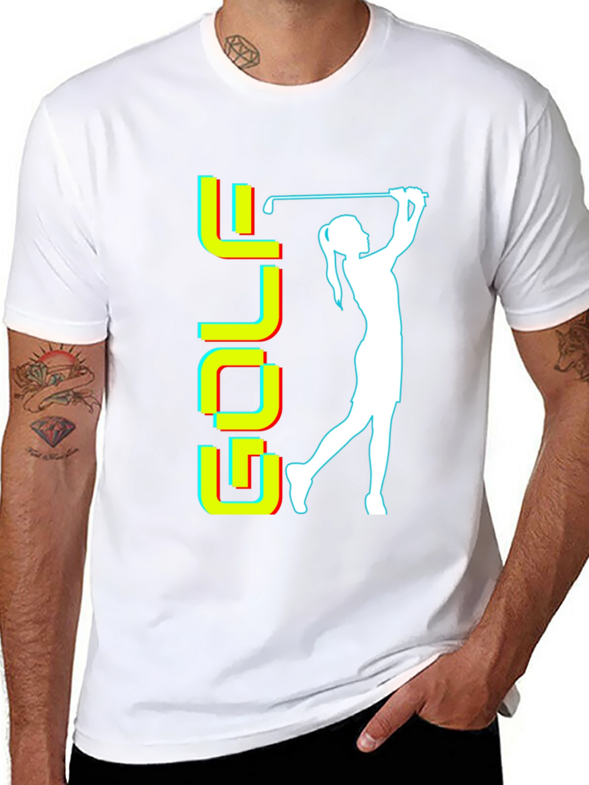 Golf Tee - Sporty Graphic Tee