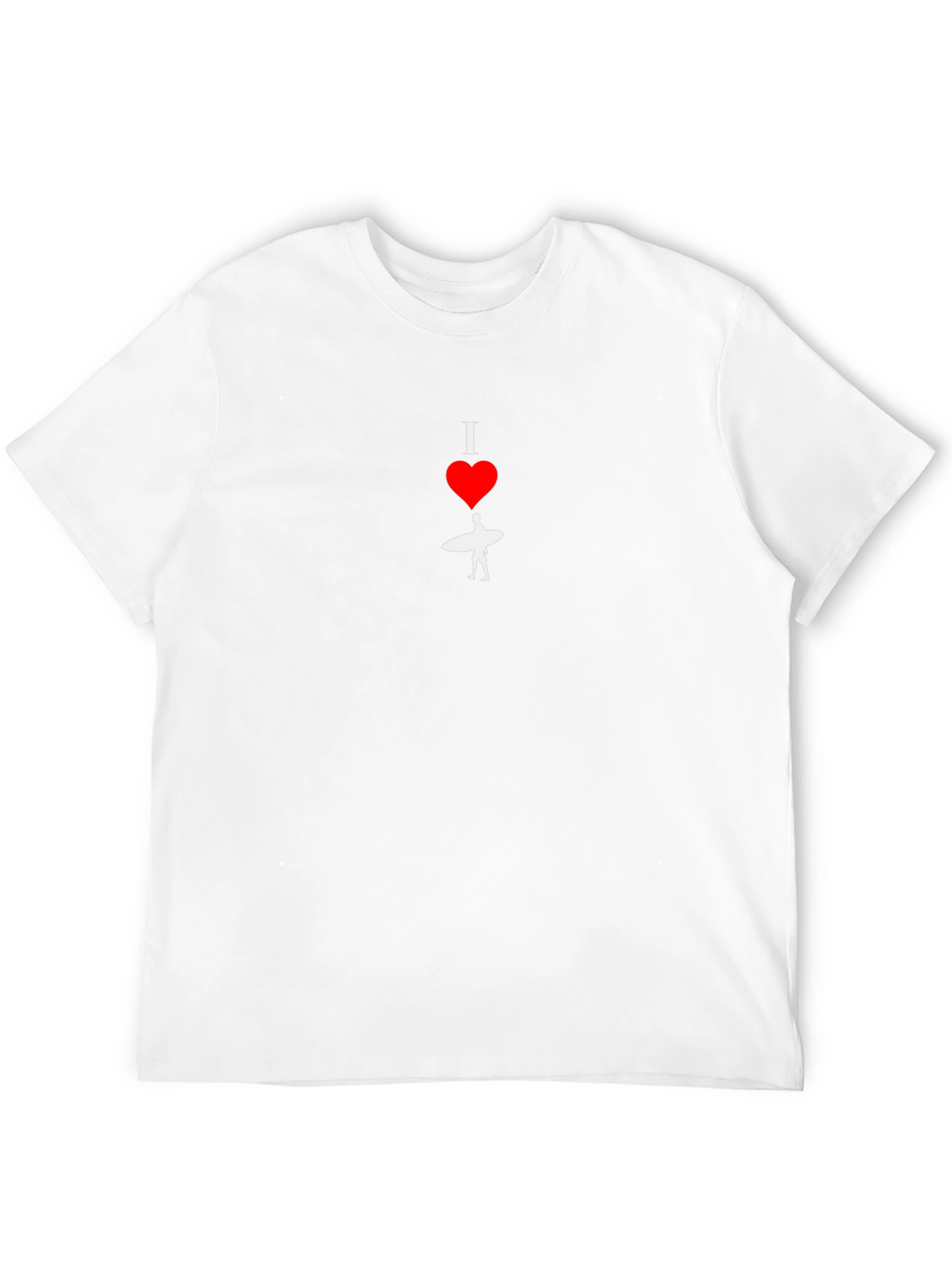 I Heart Surf T-Shirt - Black Cotton Tee