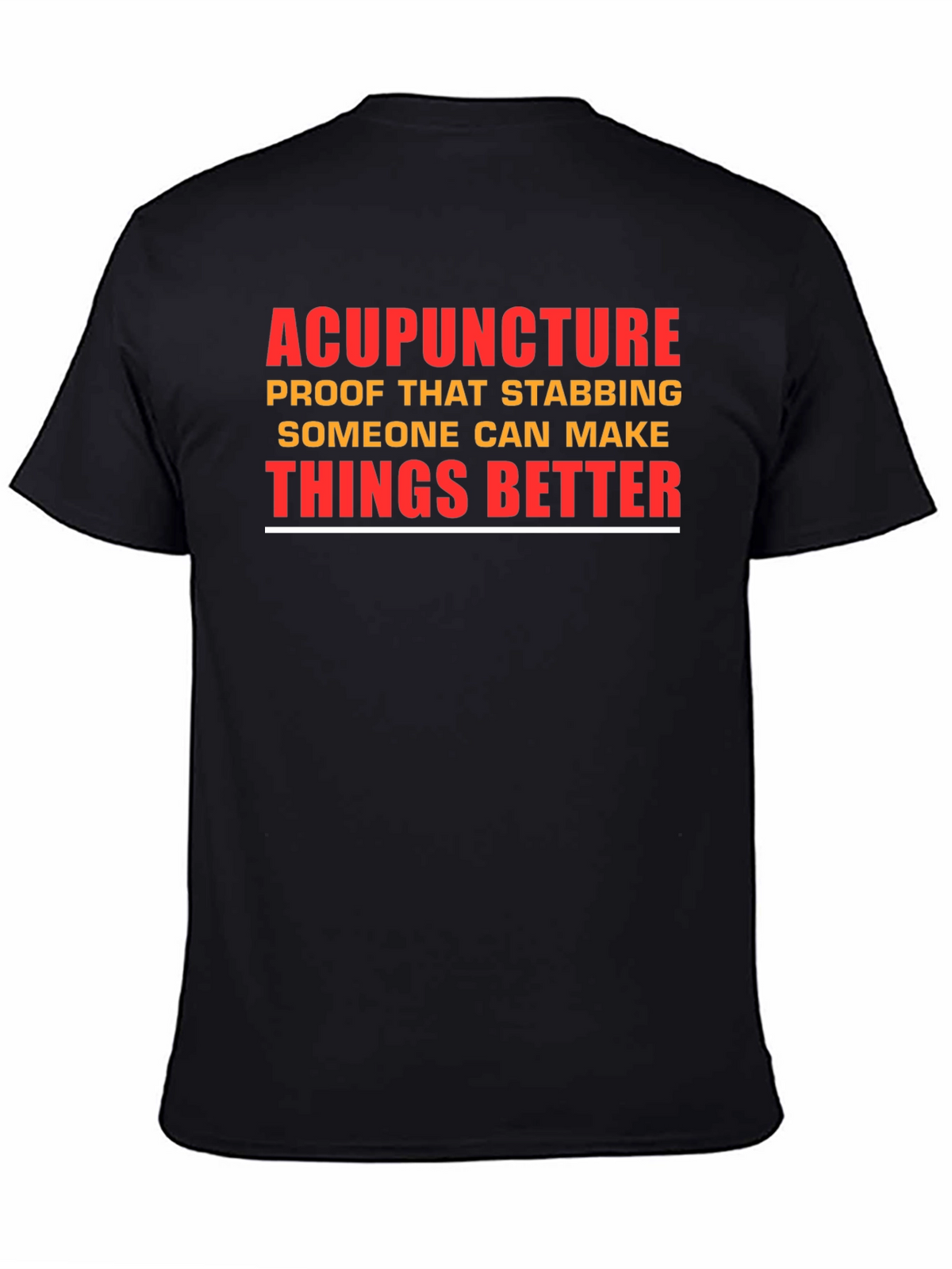 Acupuncture Stabbing T-Shirt - Funny Graphic Tee