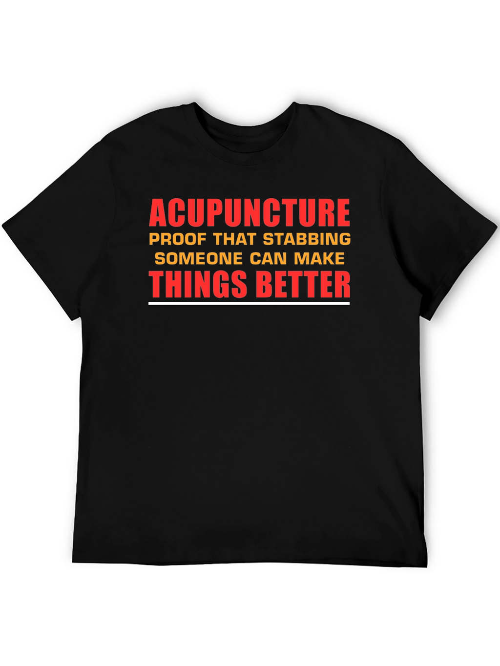 Acupuncture Stabbing T-Shirt - Funny Graphic Tee