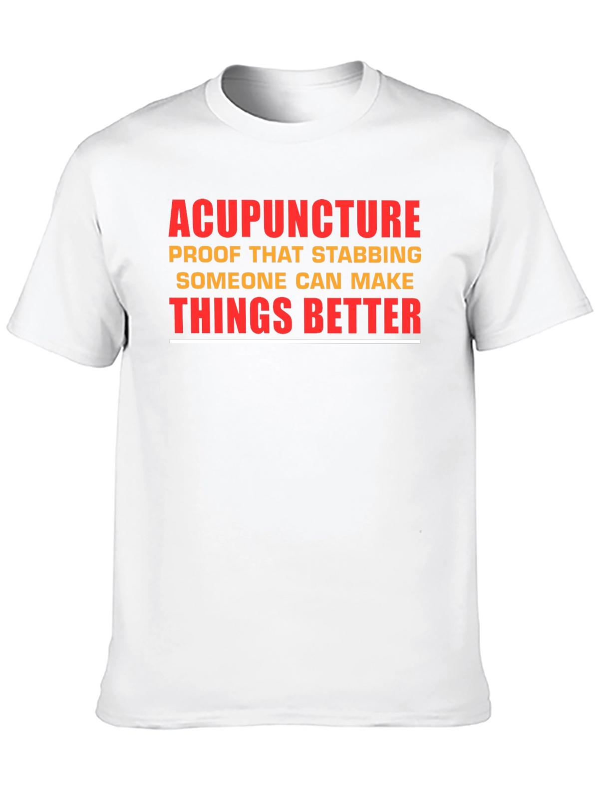 Acupuncture Stabbing T-Shirt - Funny Graphic Tee