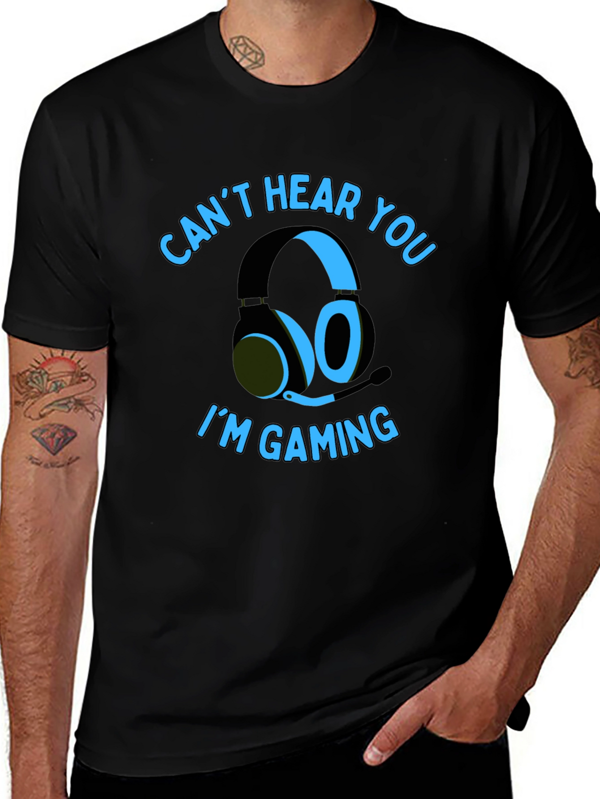 Gamer T-Shirt: Cant Hear You Im Gaming