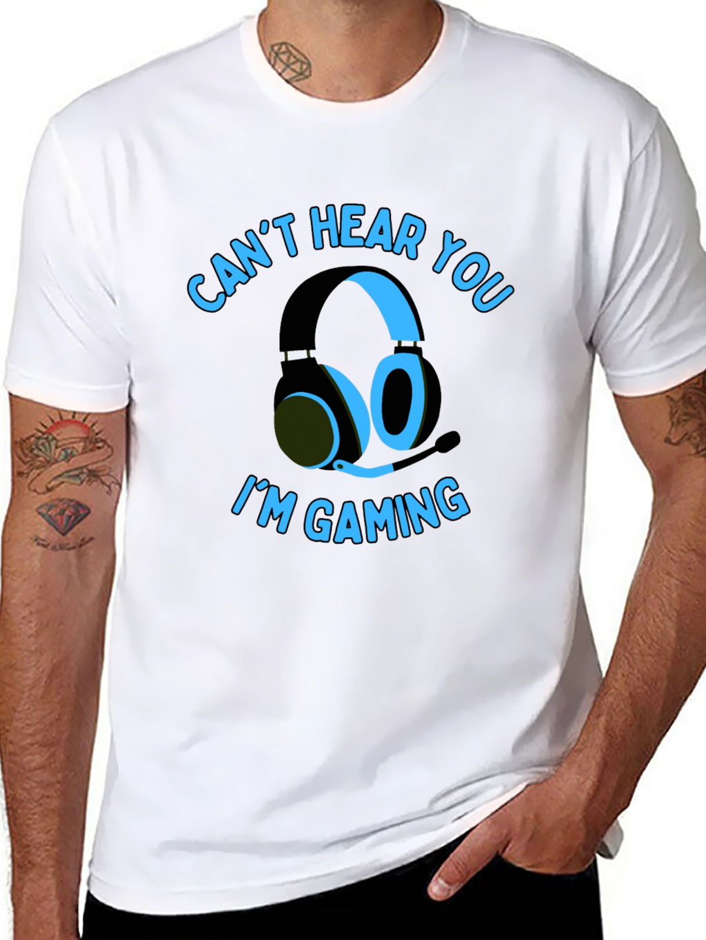 Gamer T-Shirt: Cant Hear You Im Gaming