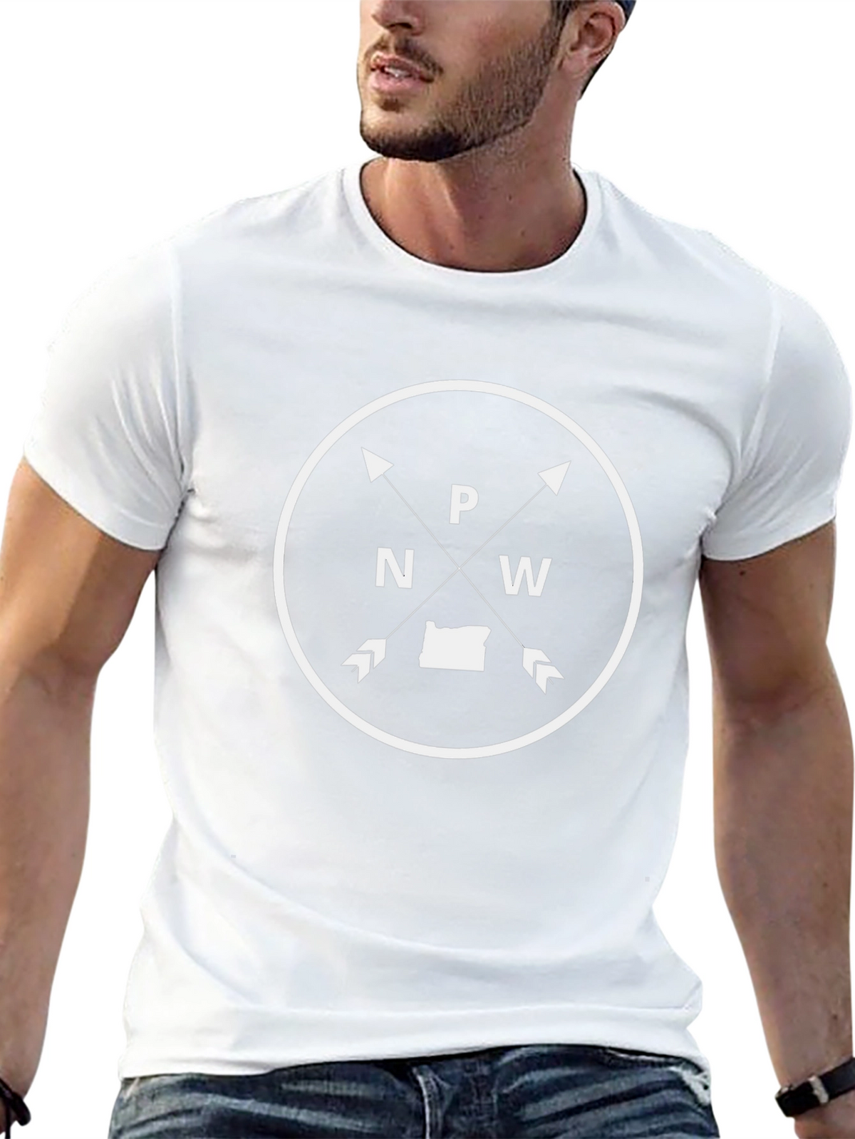 PNW Oregon Graphic T-Shirt - Black
