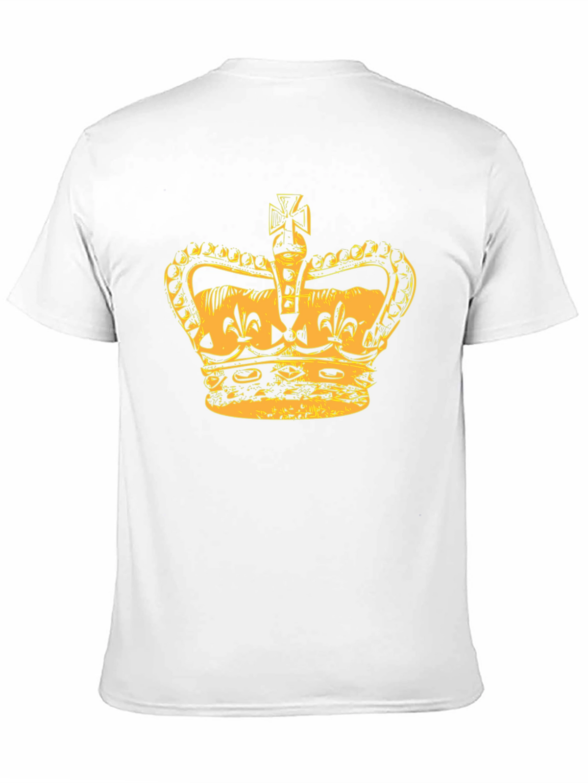 Crown Graphic Tee - Stylish Mens Black T-Shirt