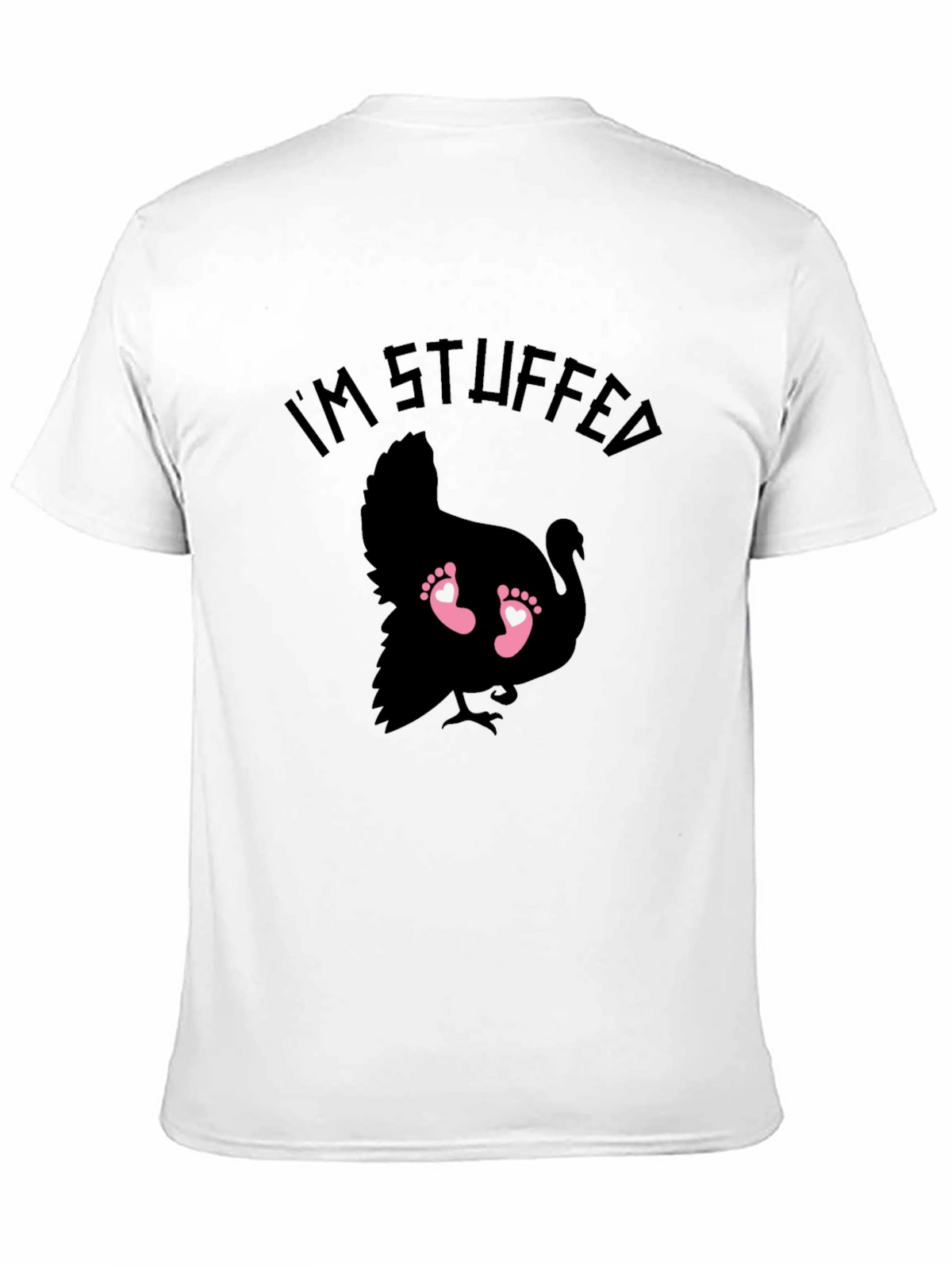 Im Stuffed Turkey Baby Feet Graphic Tee