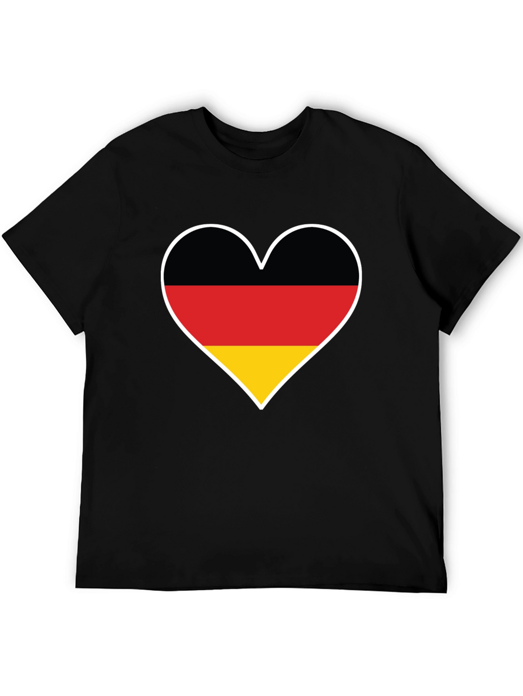 Germany Flag Heart T-Shirt