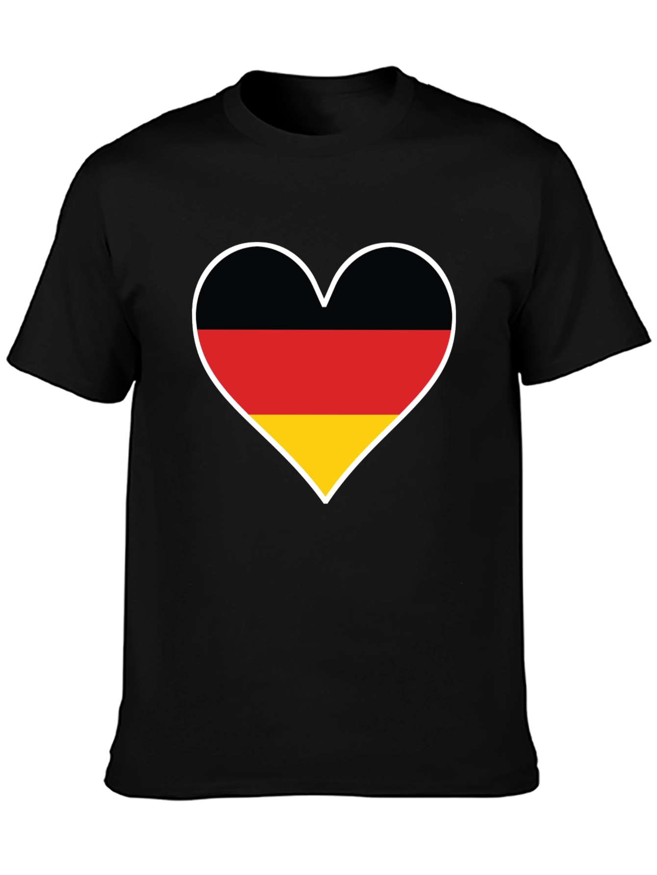 Germany Flag Heart T-Shirt
