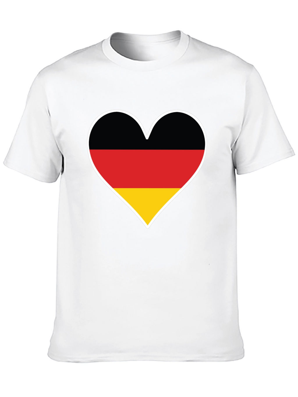 Germany Flag Heart T-Shirt