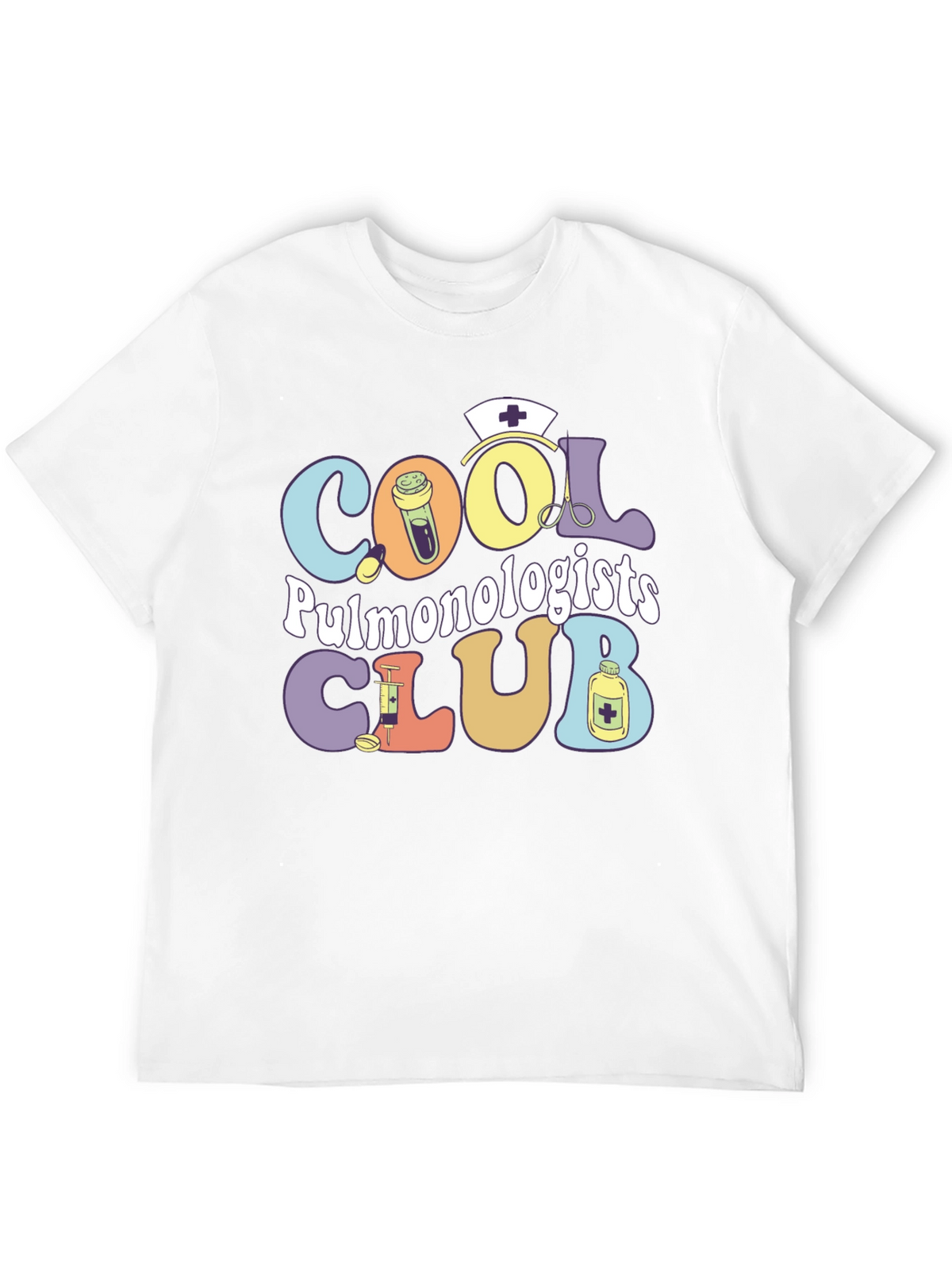Cool Pulmonologists Club Graphic T-Shirt