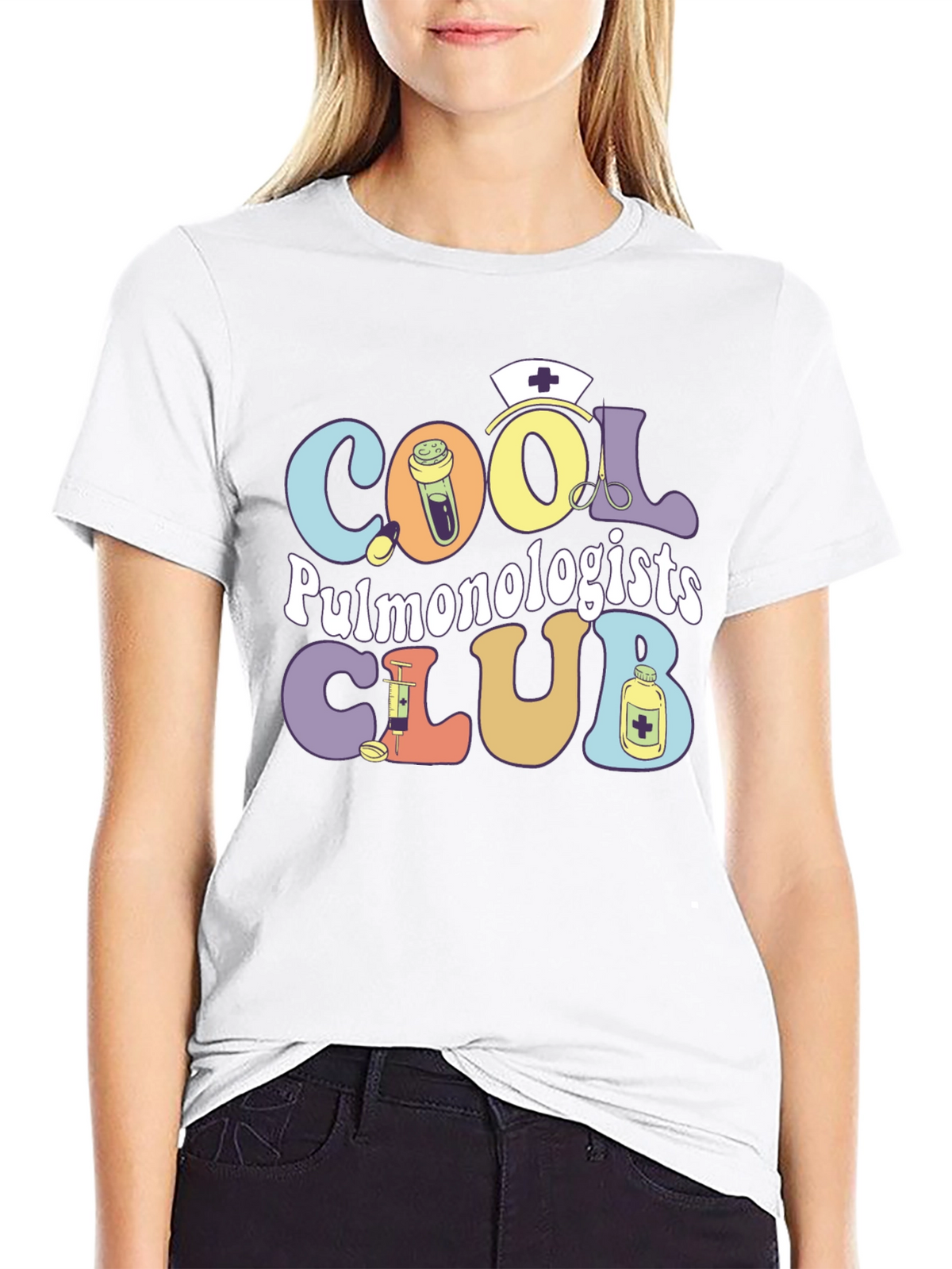 Cool Pulmonologists Club Graphic T-Shirt
