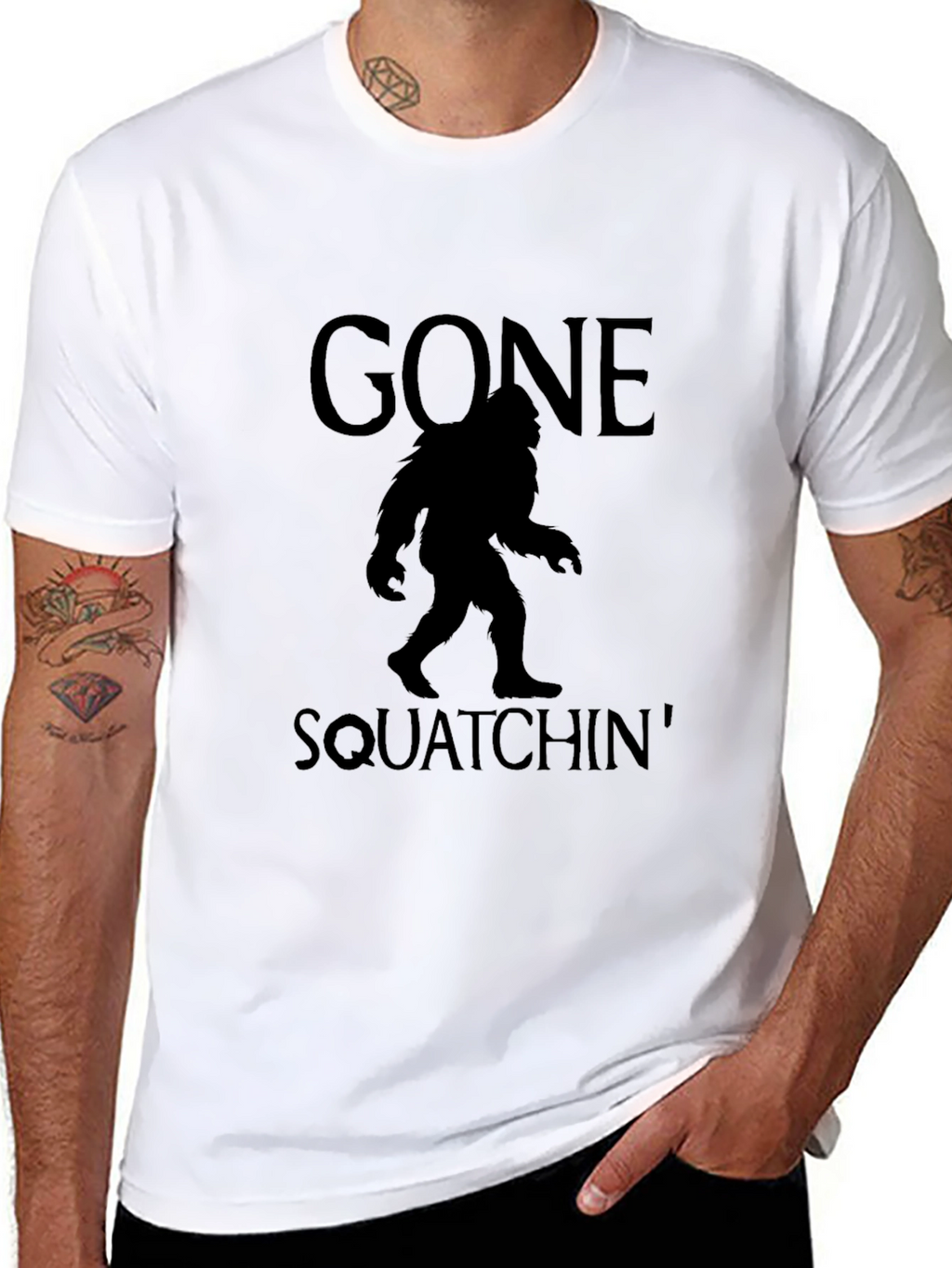 Gone Squatchin Bigfoot T-Shirt