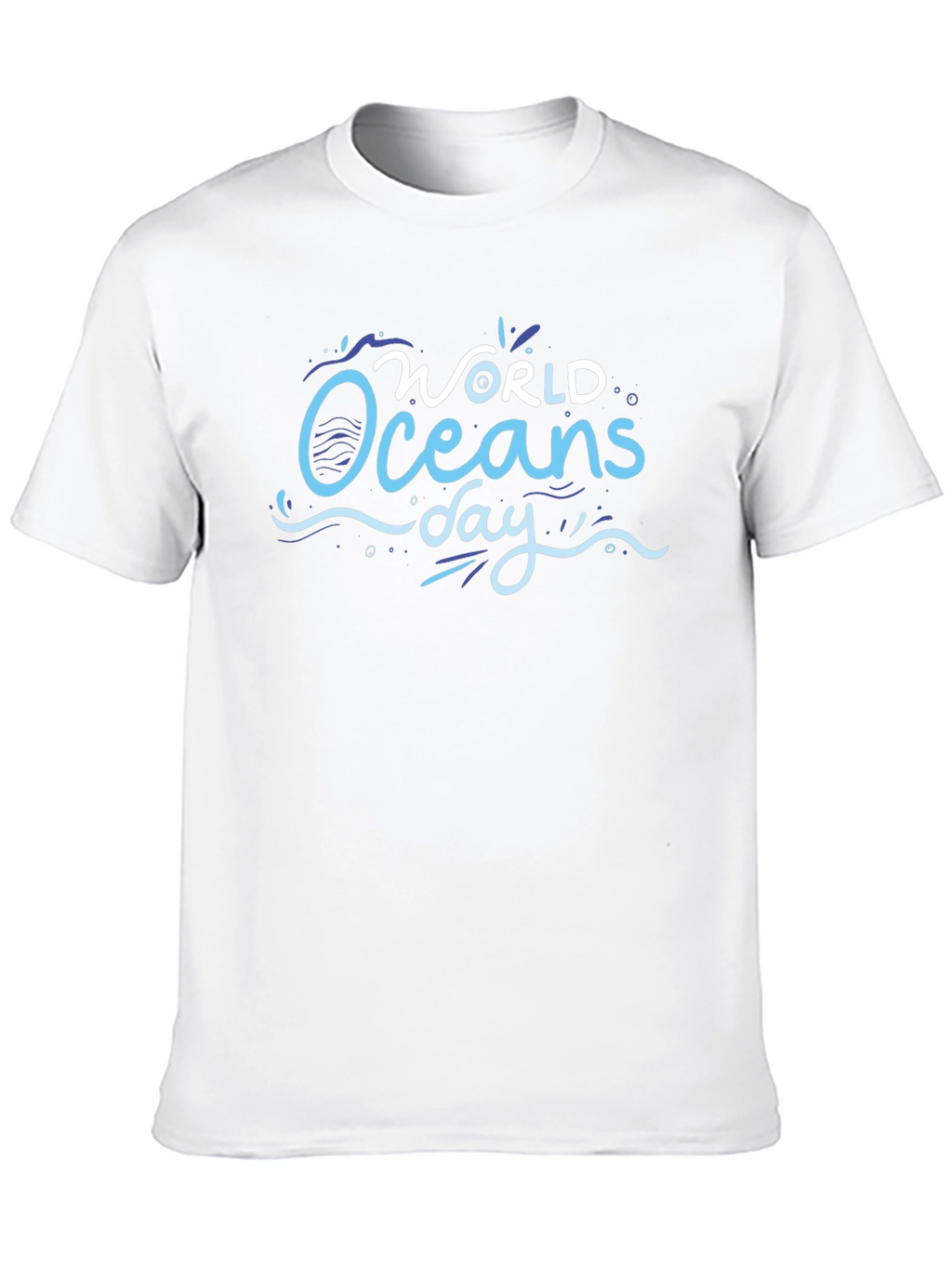 World Oceans Day Black Graphic Tee