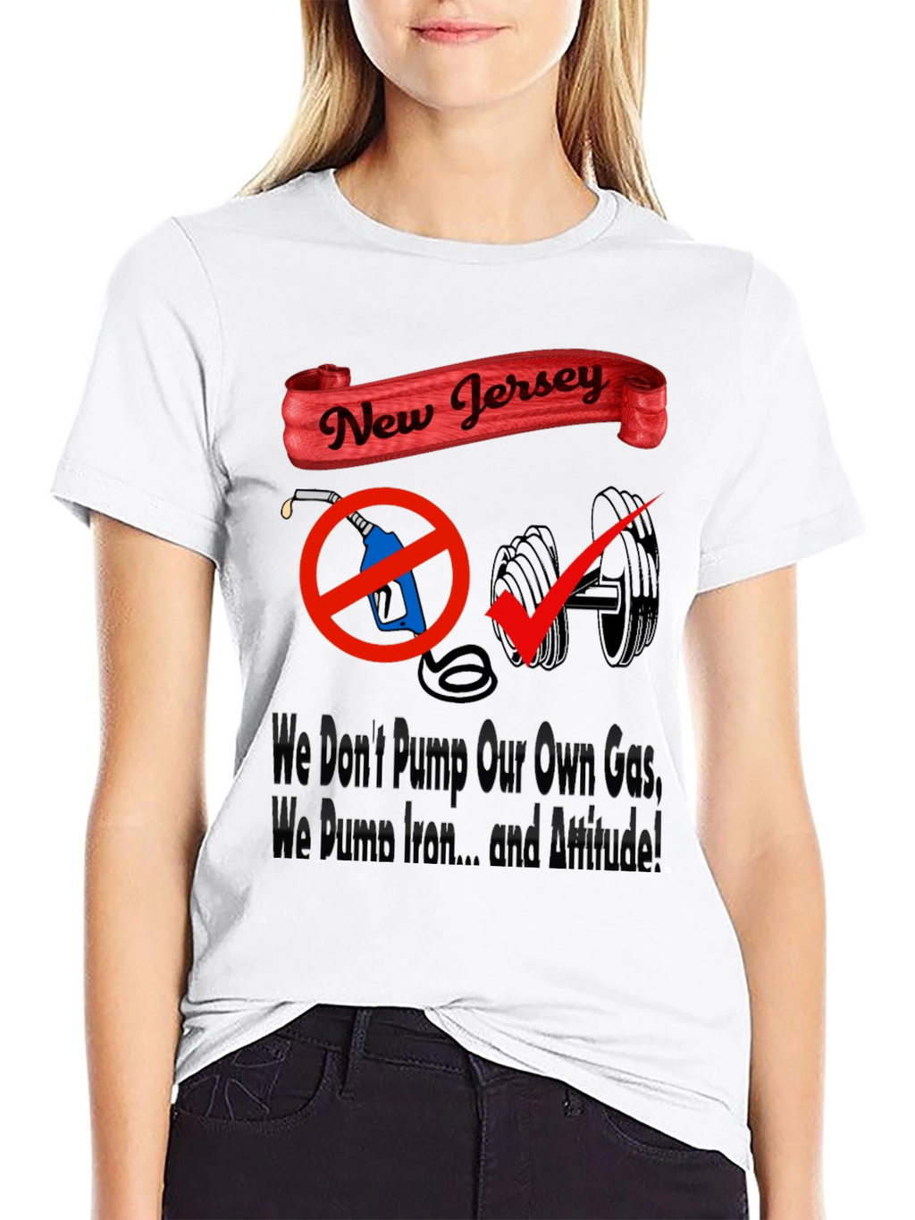 New Jersey Pride: Gas vs. Gains T-Shirt