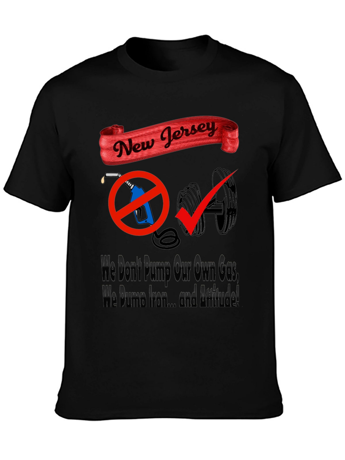 New Jersey Pride: Gas vs. Gains T-Shirt