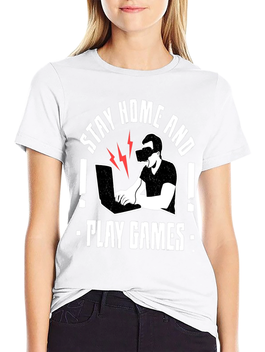 Stay Home and Play Games T-Shirt