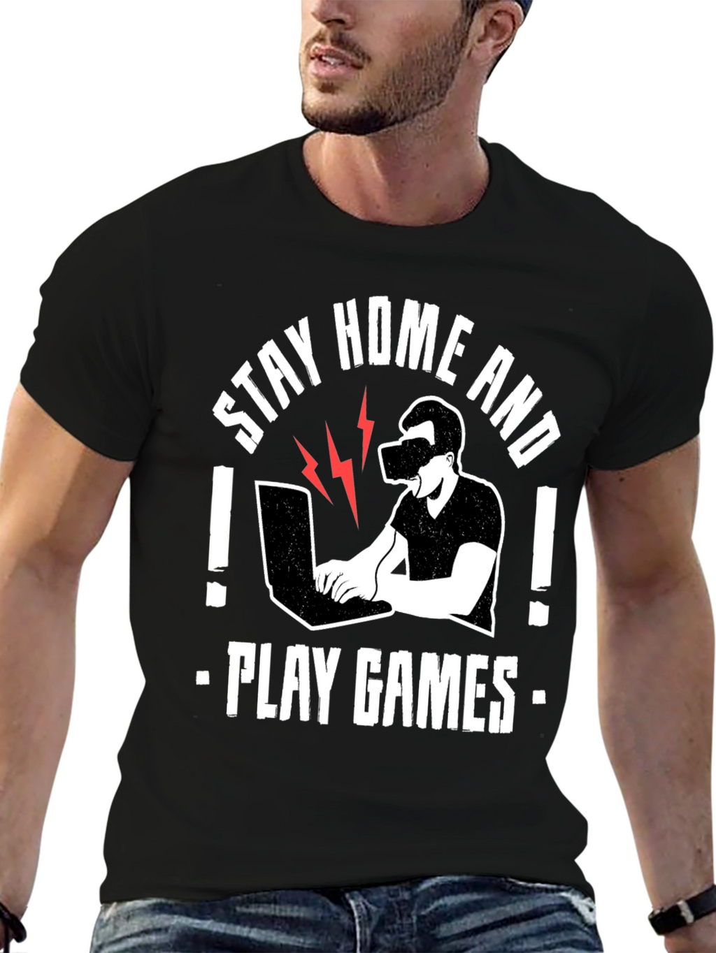 Stay Home and Play Games T-Shirt