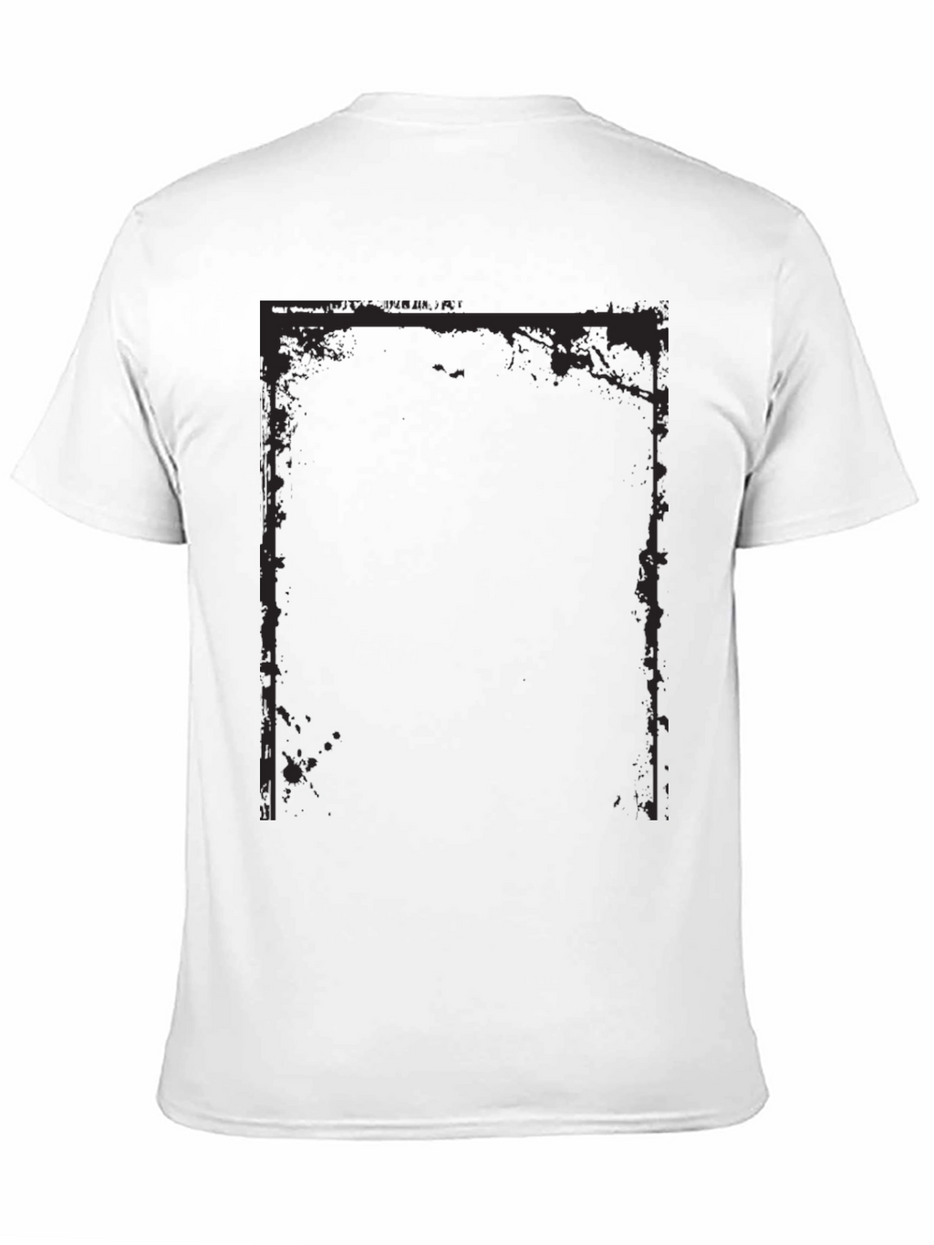 Edgy Graphic Tee - Black Cotton Blend