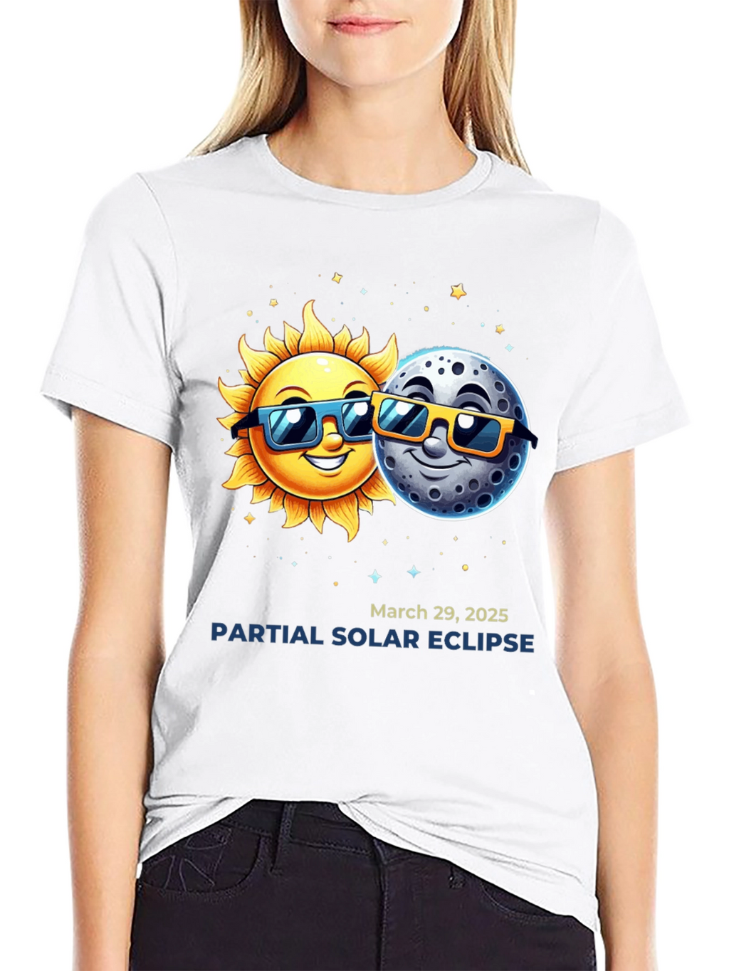 Solar Eclipse 2025 T-Shirt - Sun & Moon Tee