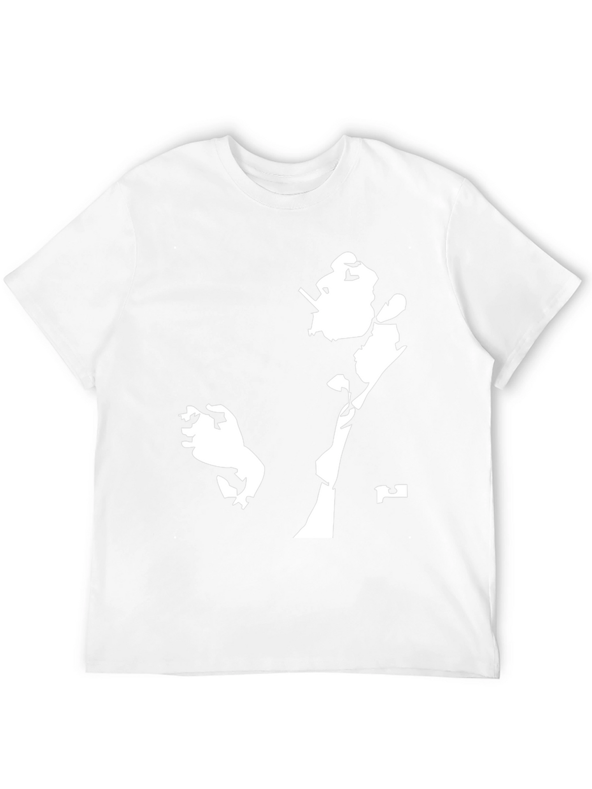 Silhouette Smoking Man Black Graphic Tee