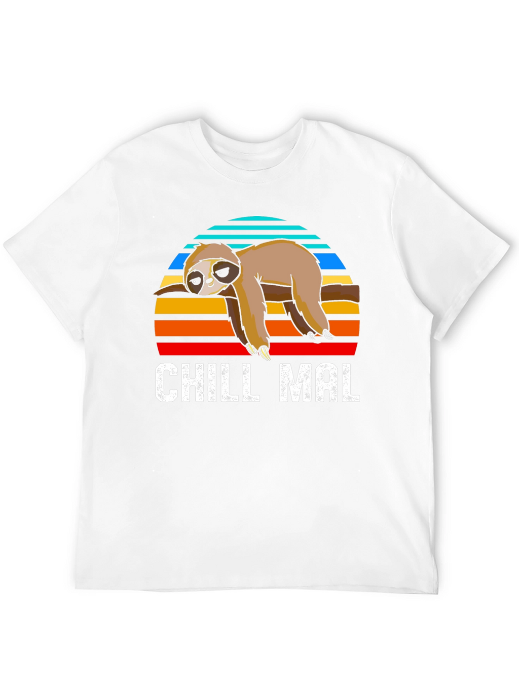 Chill Mal Sloth T-Shirt - Relaxed Comfort