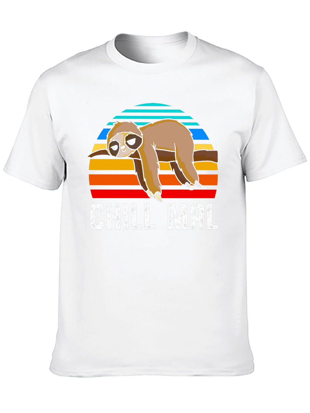 Chill Mal Sloth T-Shirt - Relaxed Comfort