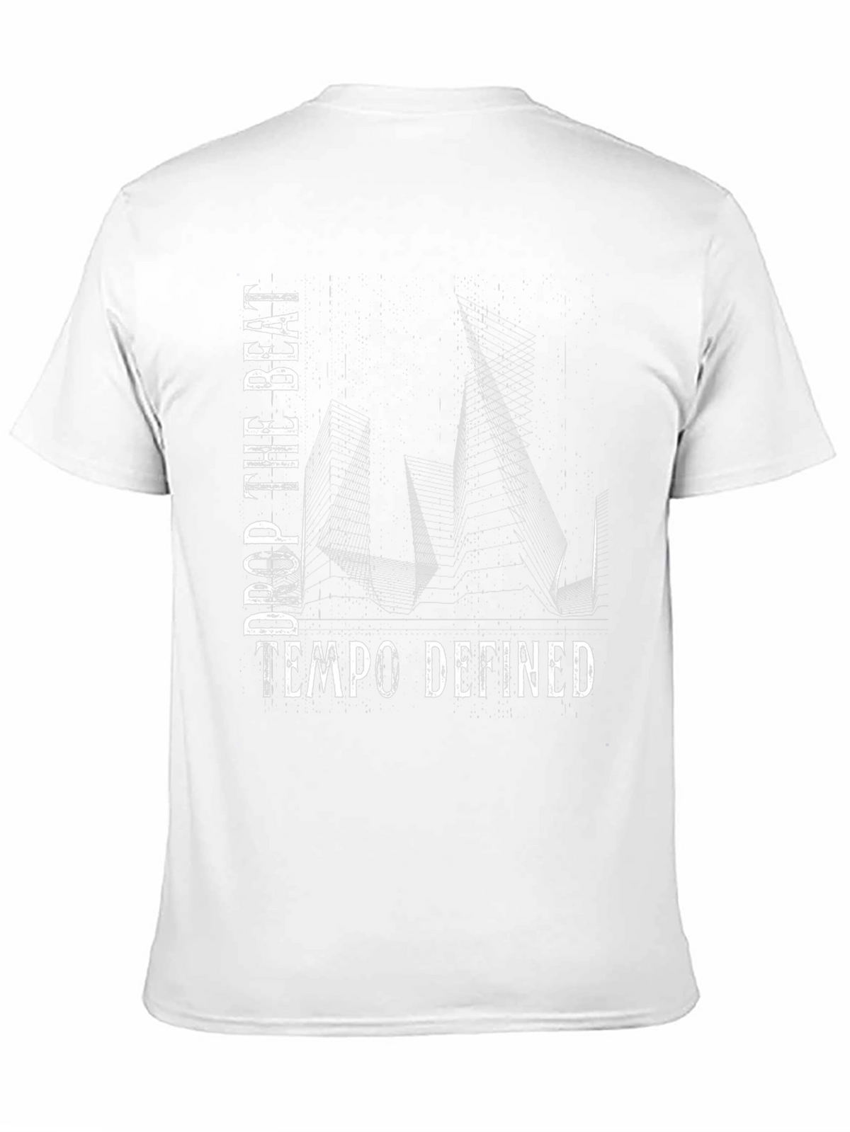 Drop the Beat Tempo Defined Black Graphic Tee