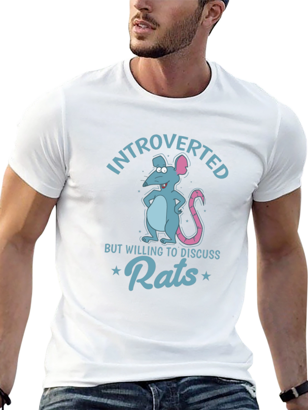 Introverted Rats Graphic Tee - Funny Animal Lover T-Shirt
