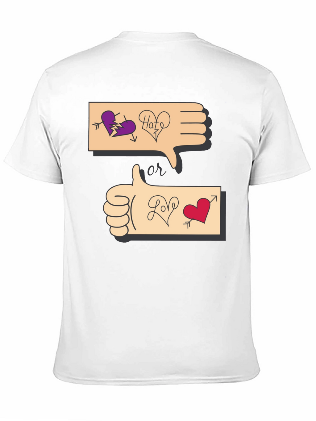 Love or Hate Graphic T-Shirt