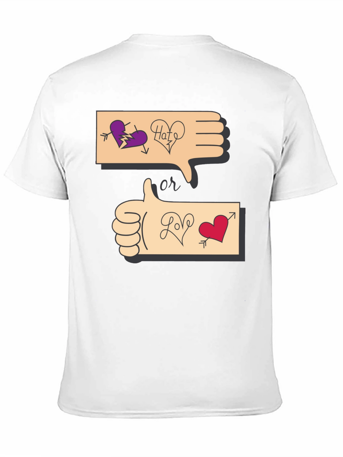 Love or Hate Graphic T-Shirt