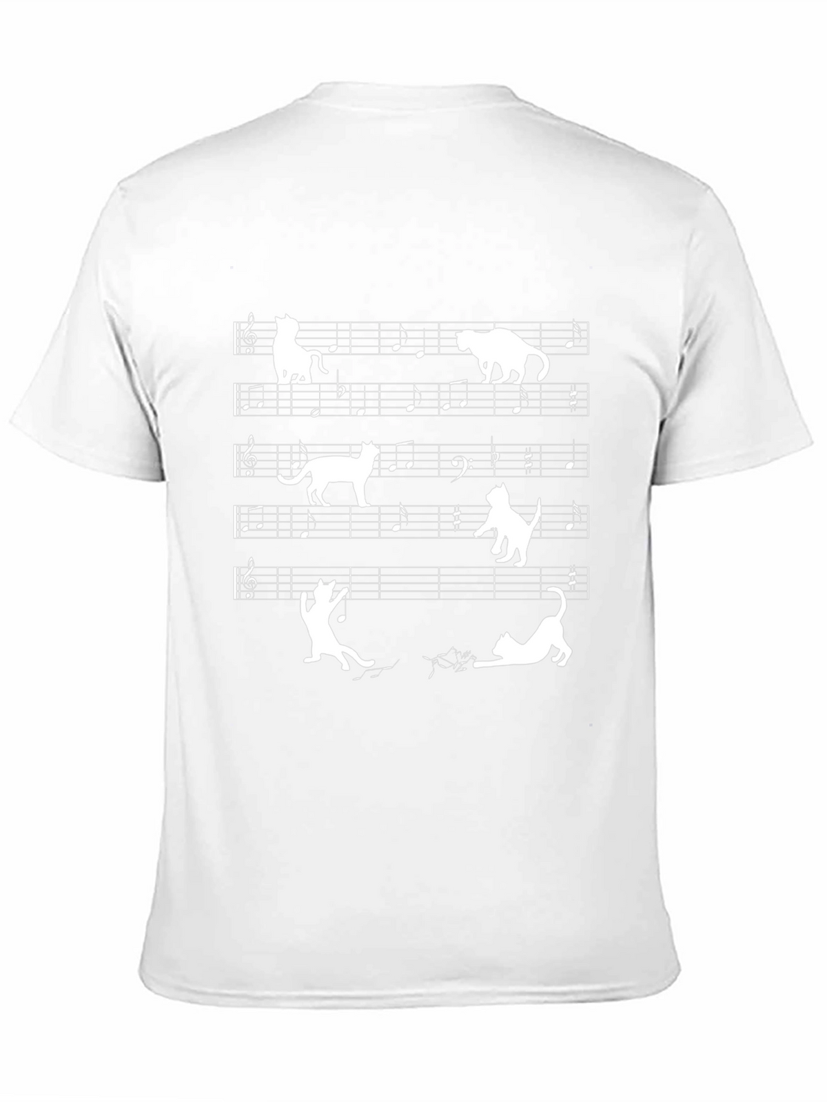 Musical Cats Black T-Shirt - Funny Graphic Tee