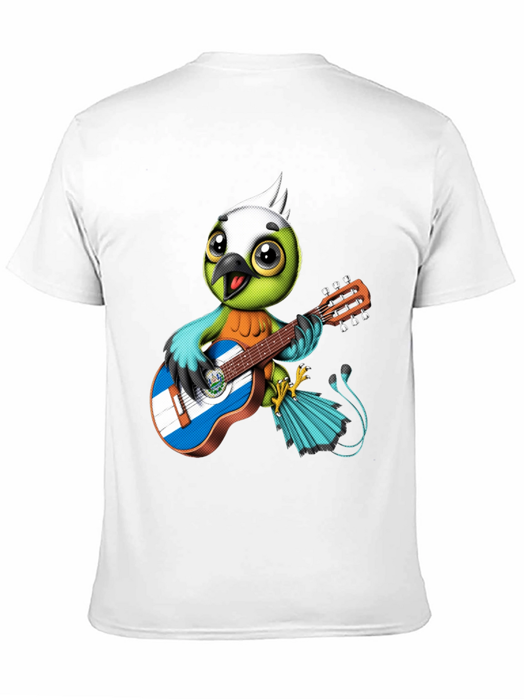 Bird Playing Guitar Graphic Tee