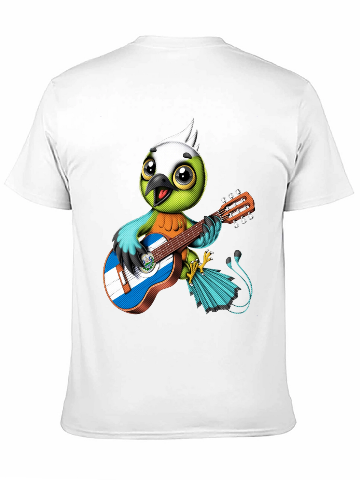 Bird Playing Guitar Graphic Tee