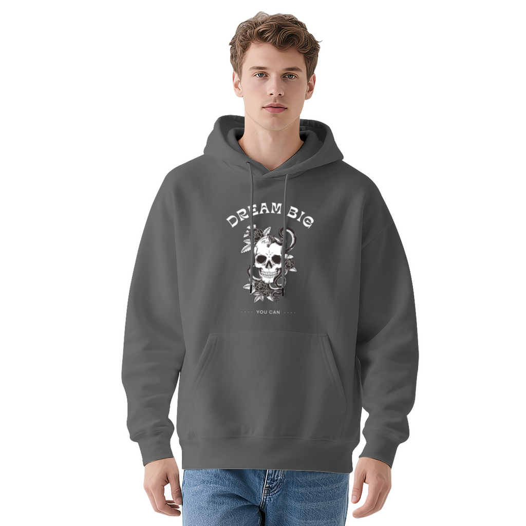 Edgy Skull Graphic Hoodie