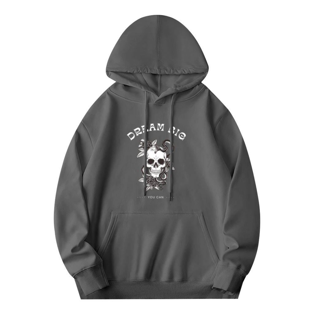 Edgy Skull Graphic Hoodie