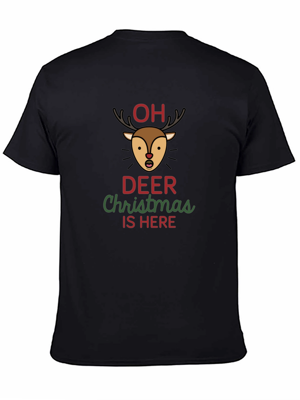 Oh Deer Christmas Graphic T-Shirt