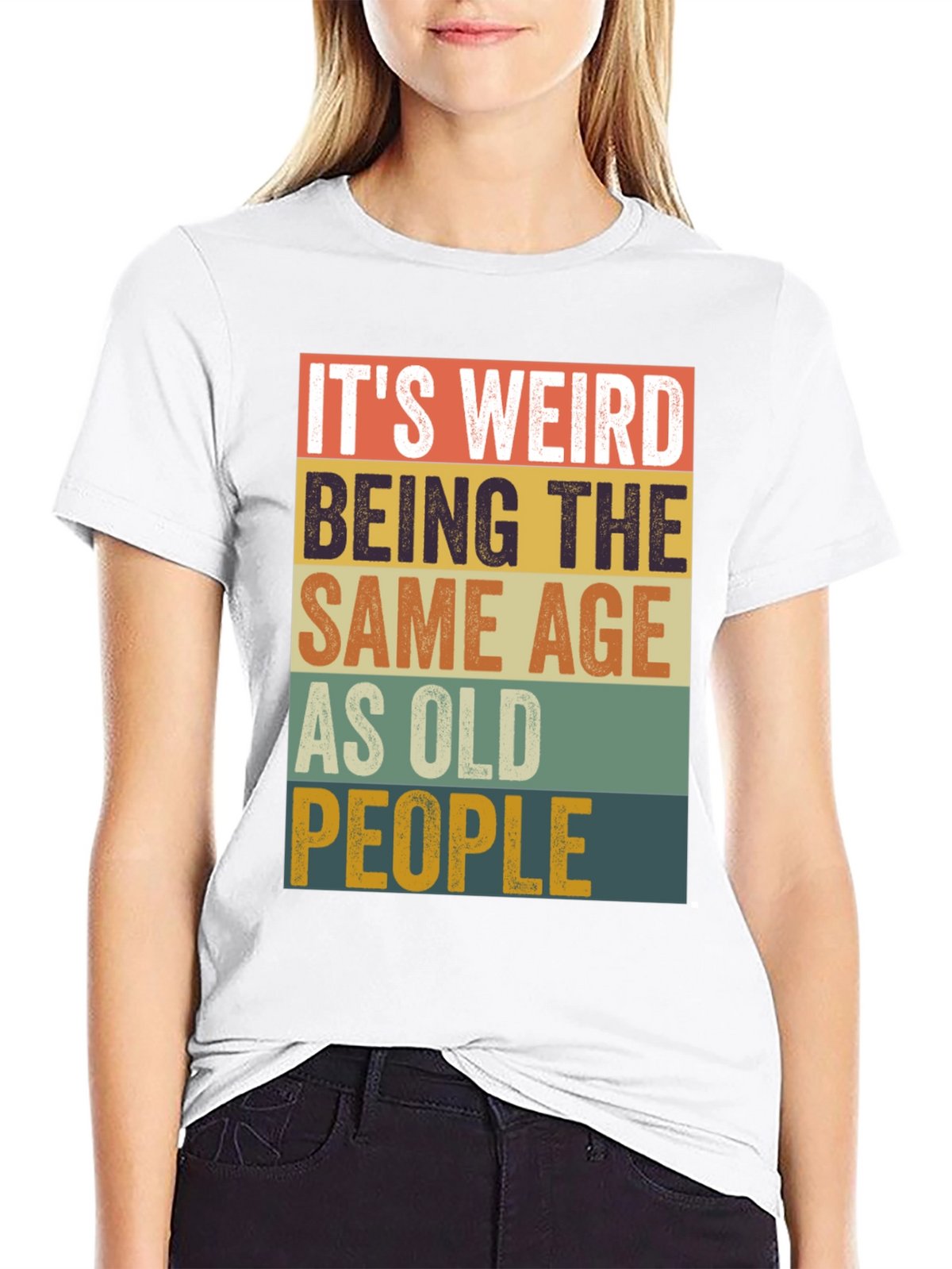 Funny Age Saying Mens Graphic Tee
