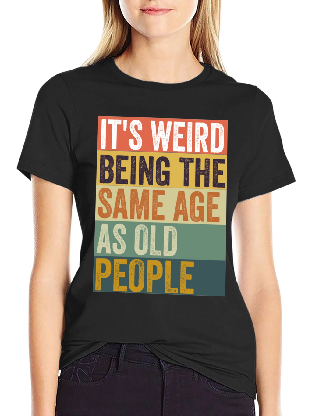 Funny Age Saying Mens Graphic Tee
