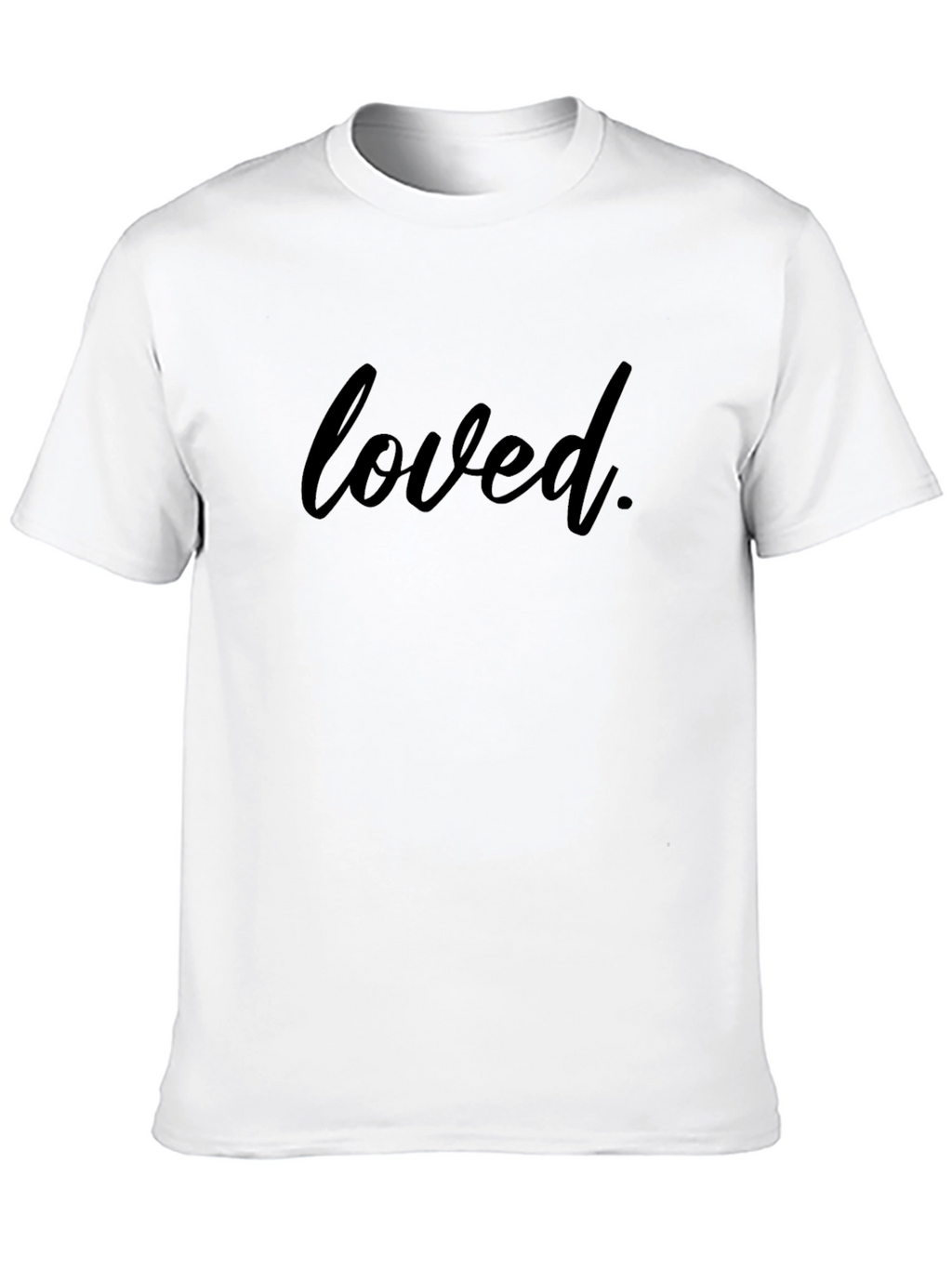 Loved T-Shirt - Casual Black Tee