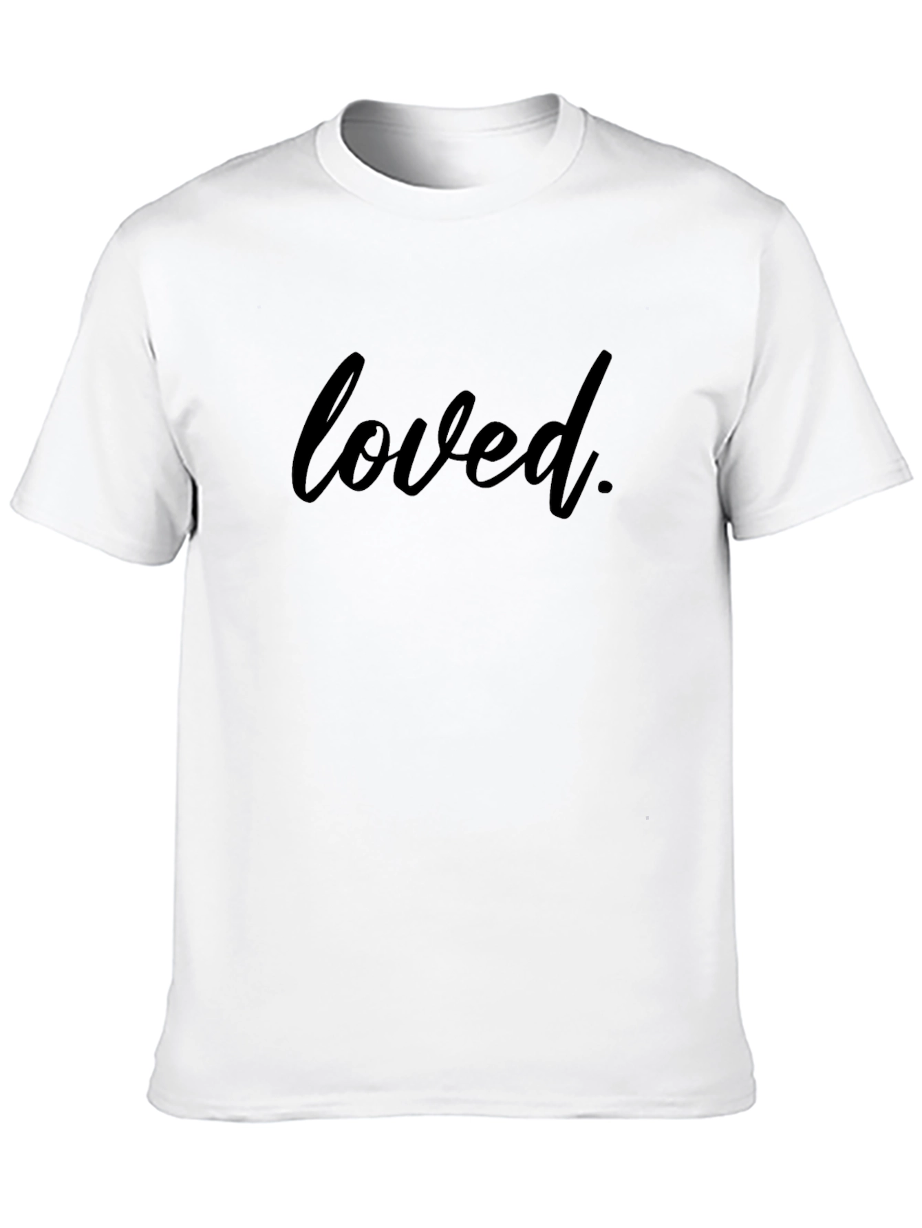 Loved T-Shirt - Casual Black Tee