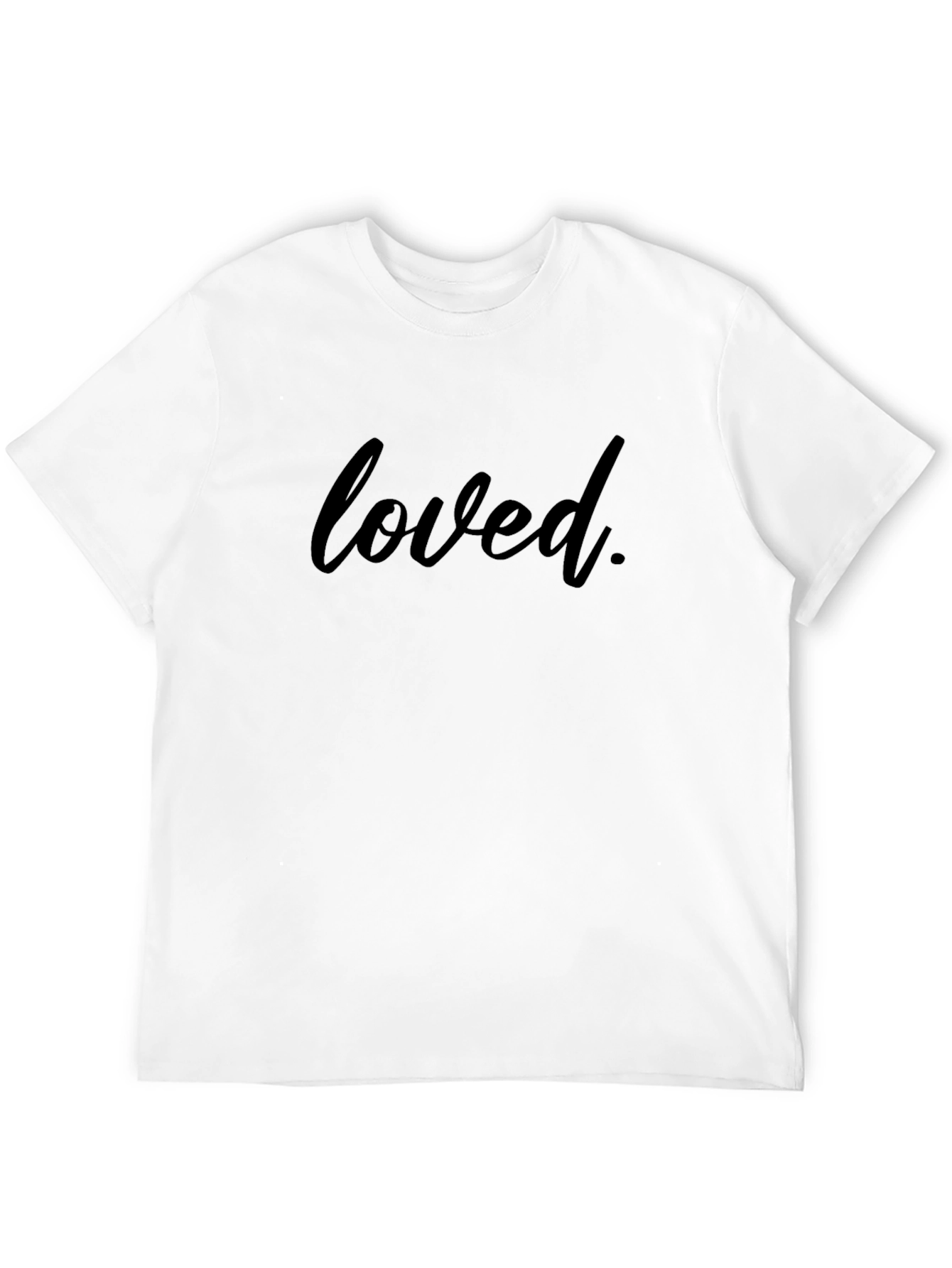 Loved T-Shirt - Casual Black Tee