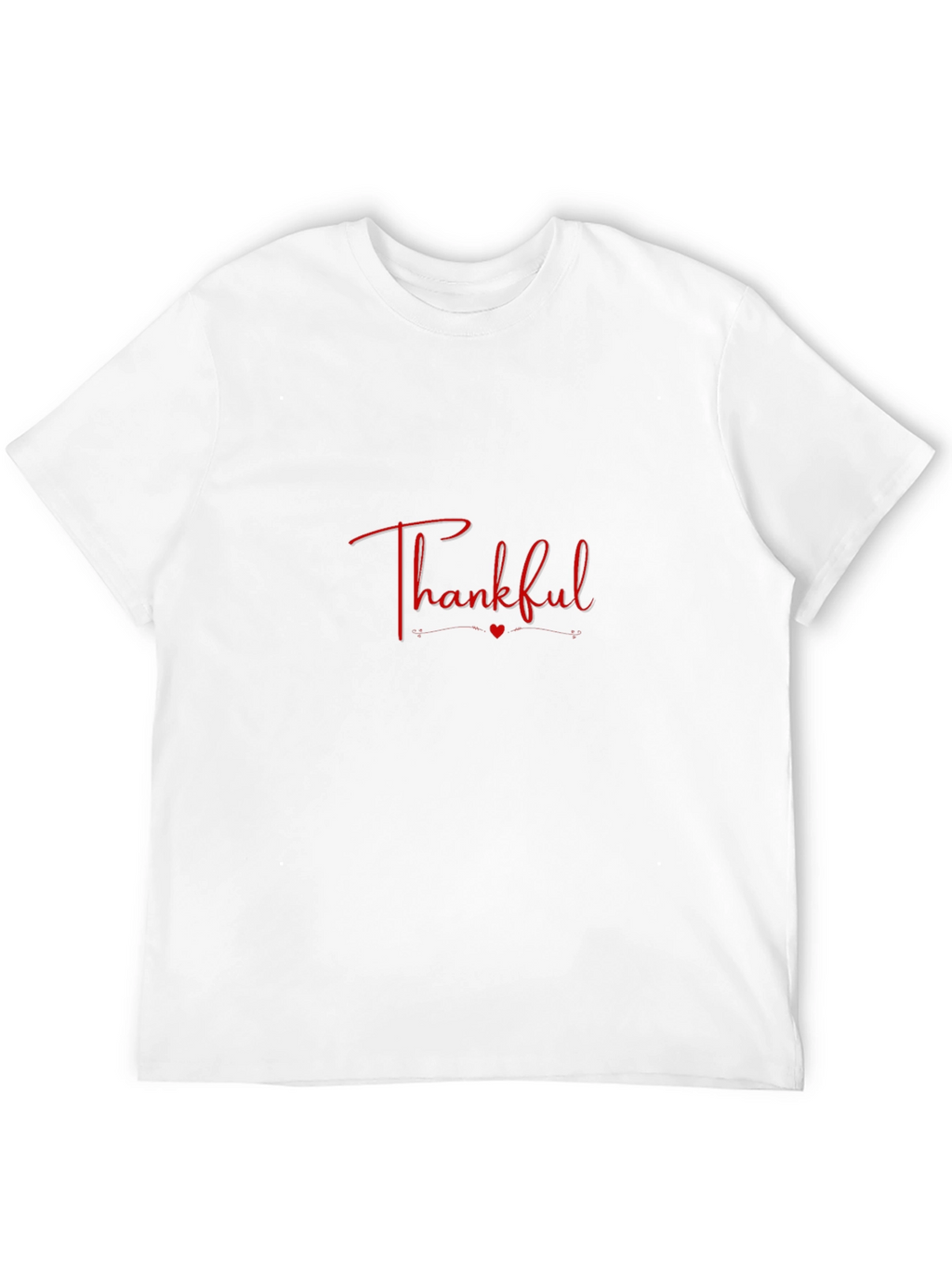 Thankful Graphic Tee - Black Cotton Comfort