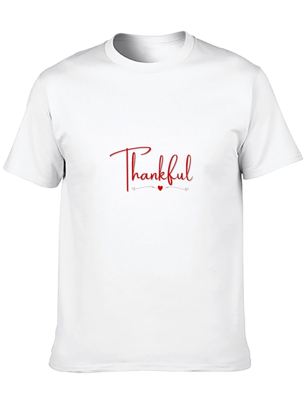 Thankful Graphic Tee - Black Cotton Comfort