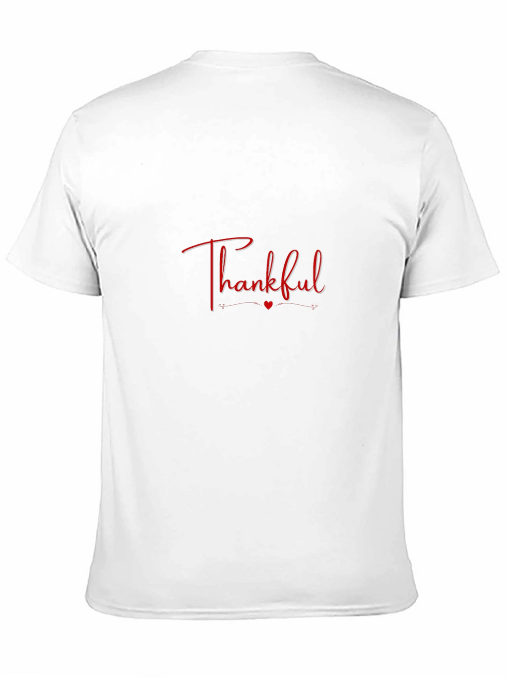 Thankful Graphic Tee - Black Cotton Comfort