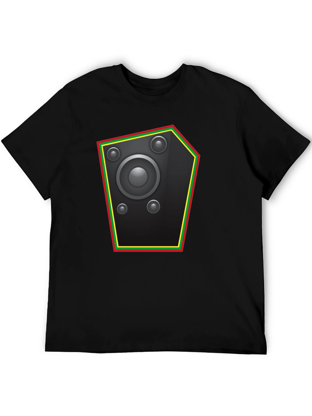 Speaker Graphic Black T-Shirt