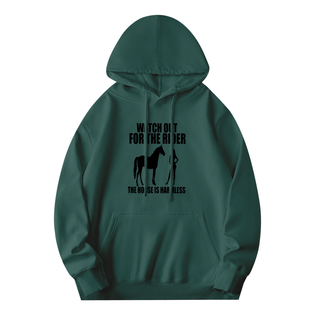 Equestrian Graphic Pullover - "WATCH OUT FOR THE RIDER"