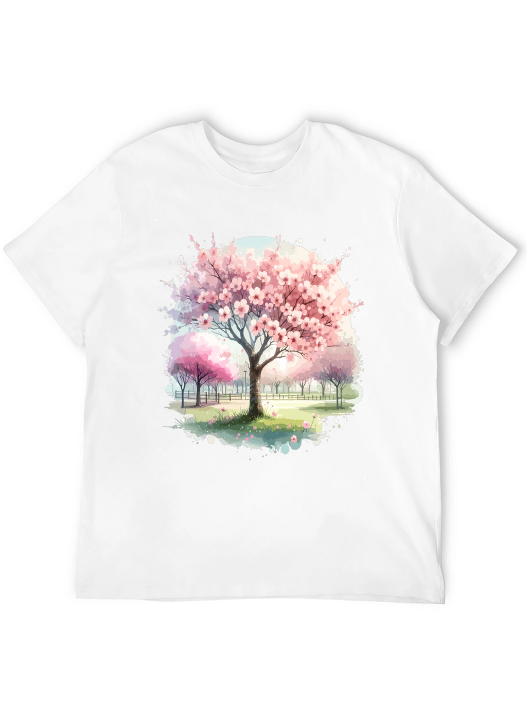 Cherry Blossom Tree Graphic Tee