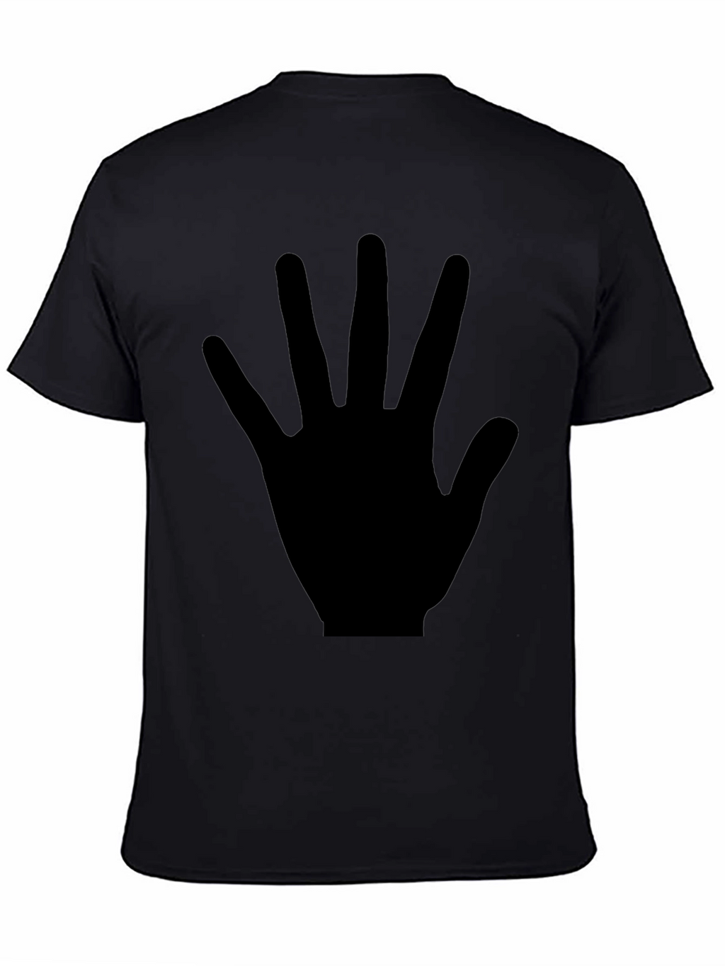 Black Hand Graphic Tee - Bold Statement Shirt