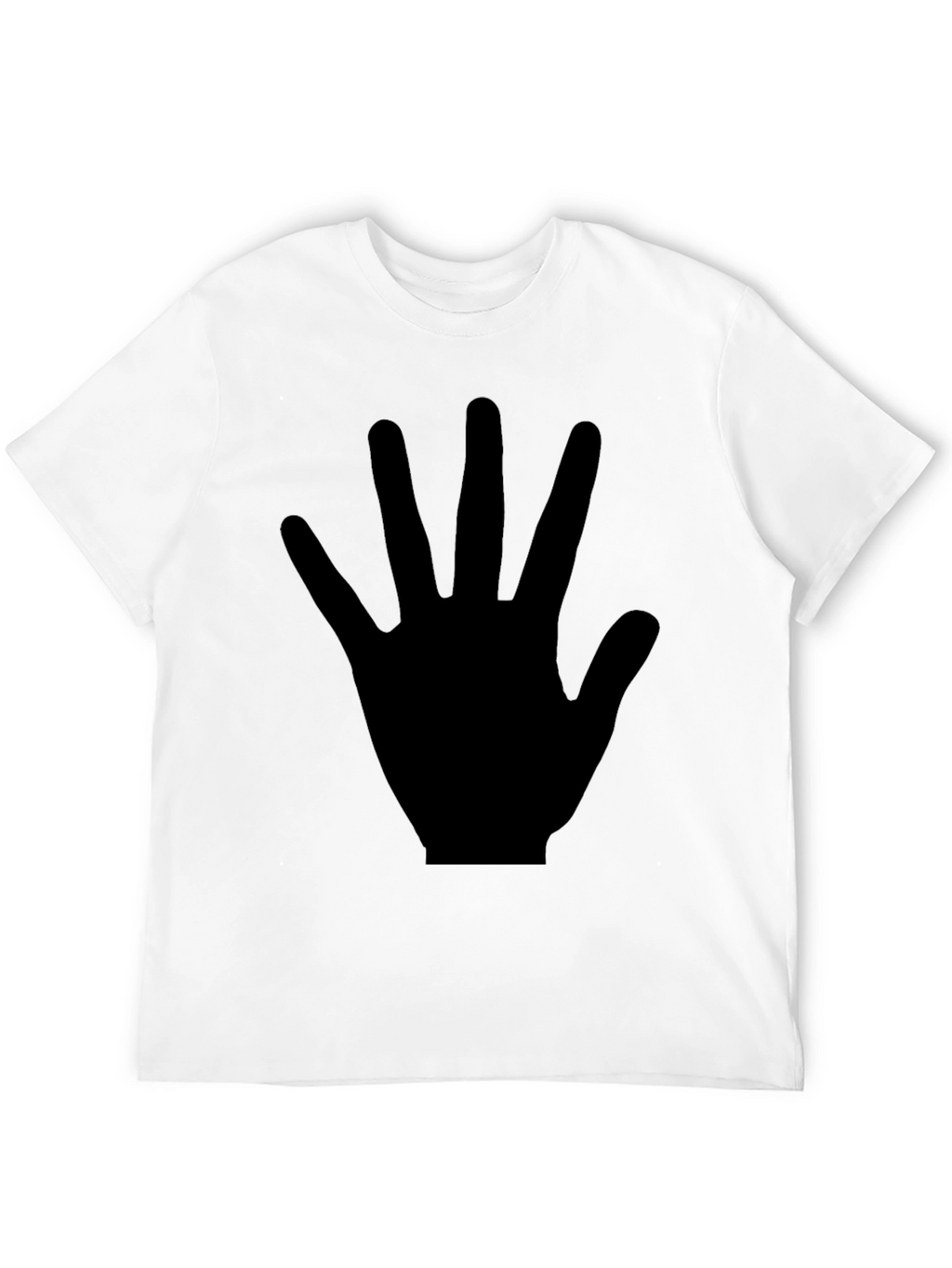 Black Hand Graphic Tee - Bold Statement Shirt