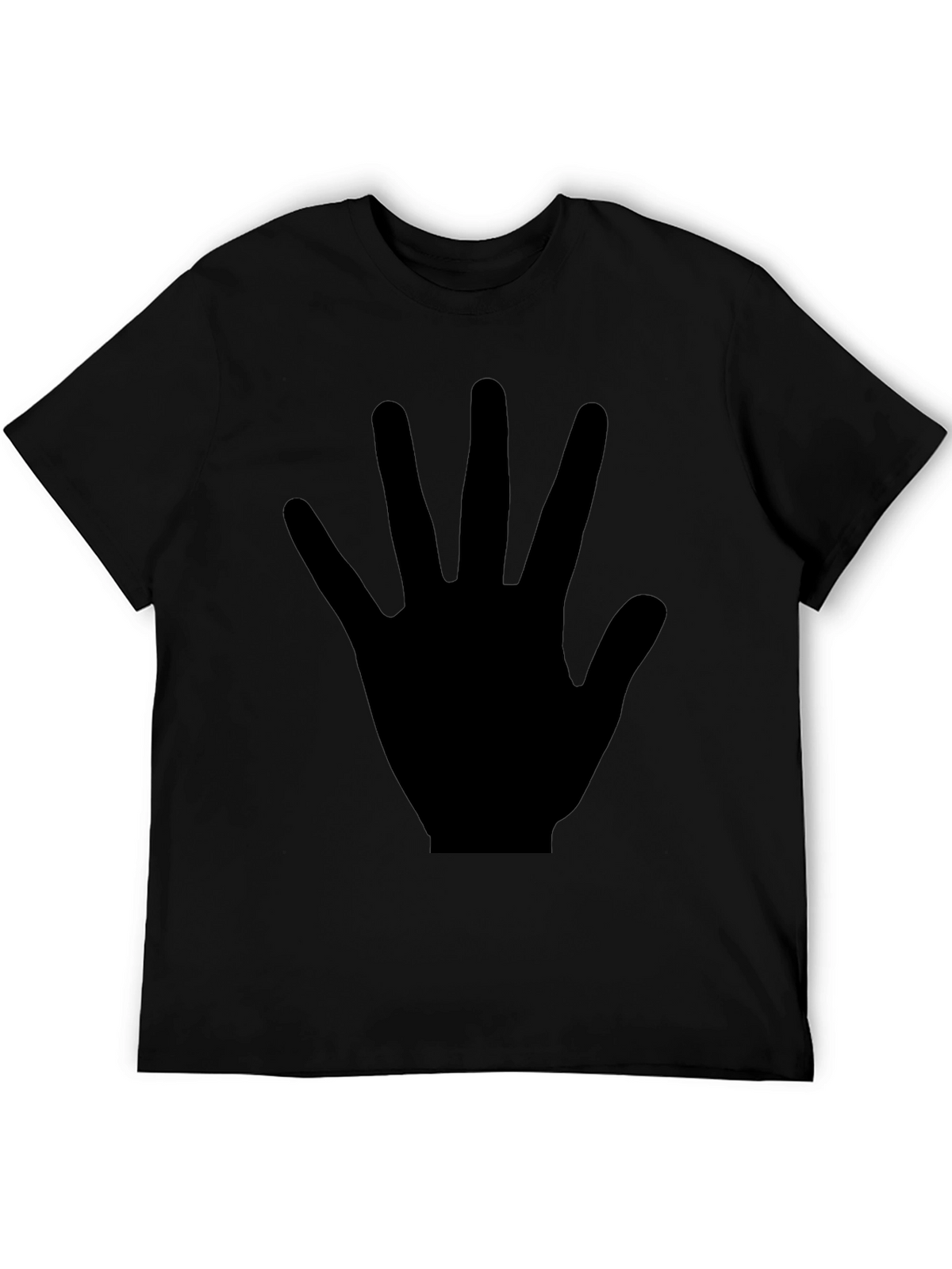 Black Hand Graphic Tee - Bold Statement Shirt